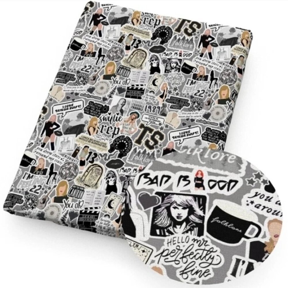 95% polyester 5% cotton Taylor Singer 1 meter 40x55" fabric